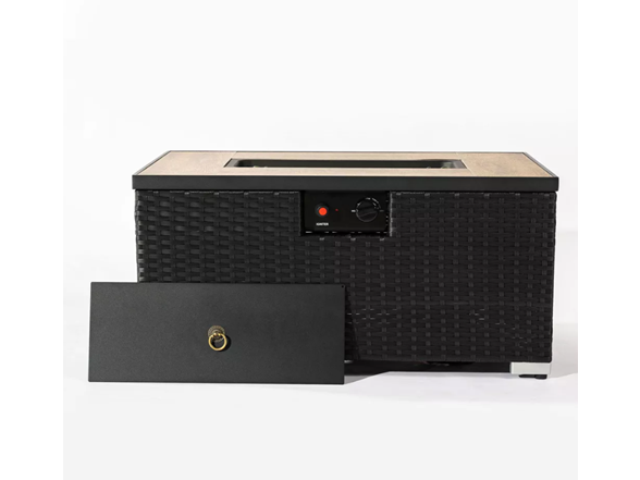 CKH Nathan 50k BTU Rattan Fire Table