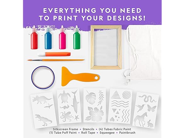 NATIONAL GEOGRAPHIC Kids Screen Printing Kit