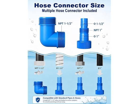 FOTING 1/2HP 4900GPH Sump Pump Float