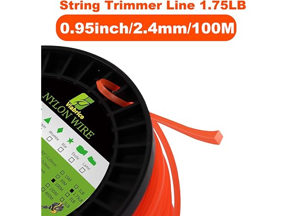 Viabrico GAR-11 Viabrico .095 Weed Eater String 330ft