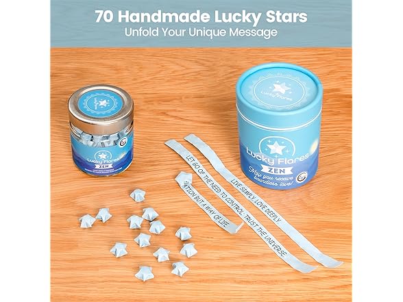 Lucky Flares Zen Jar-Mindful Messages