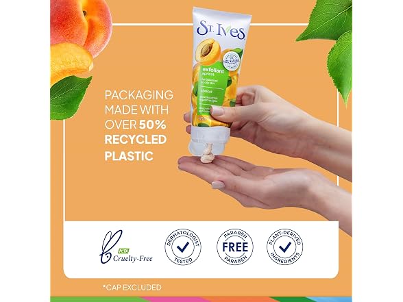 St Ives Apricot Face Scrub Deep Exfoliator 6oz