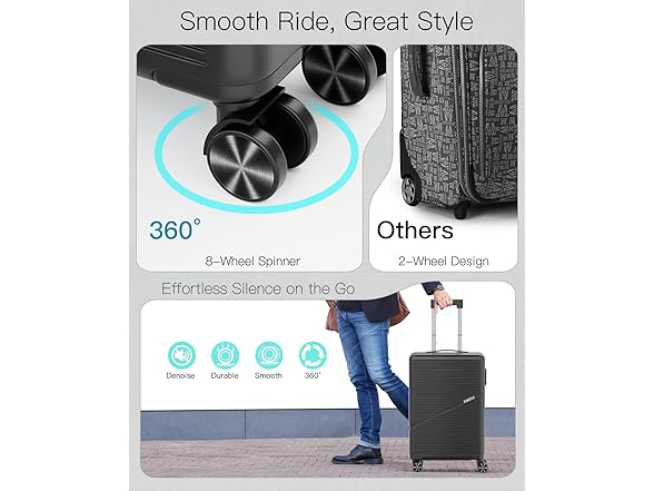 FOGFLY 20 Inch Carry On Luggage - Gallery 3