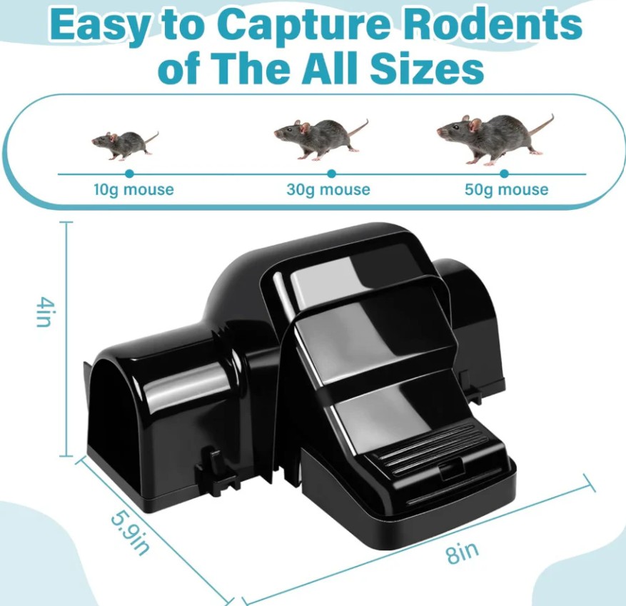 Hakol 2-Pack Heavy-Duty Rat & Chipmunk Traps - Gallery 14