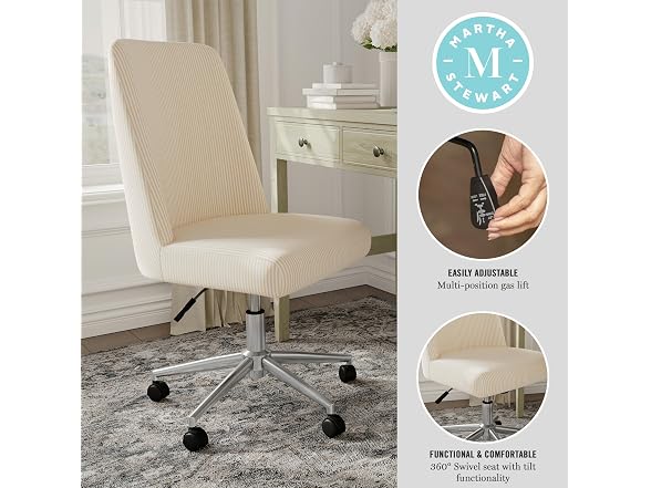 Martha Stewart Maeve Swivel Task Chair