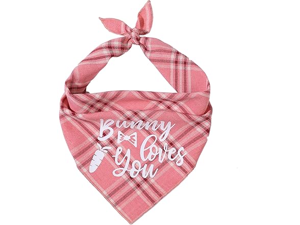 Pawskido Dog Easter Bandana - Pack of 2