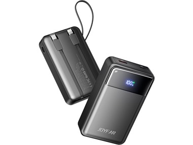 $21.99, Was $59.99, 63% Off! (1 or 2 PACK) 30,000mAh 65W Powerbank with Built-in Cables dealfomo