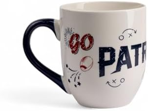 The Memory Company Officially Licensed NFL 18oz Ceramic Cheer Mug, Premium Team Logo Coffee Cup, Perfect Game Day Drinkware