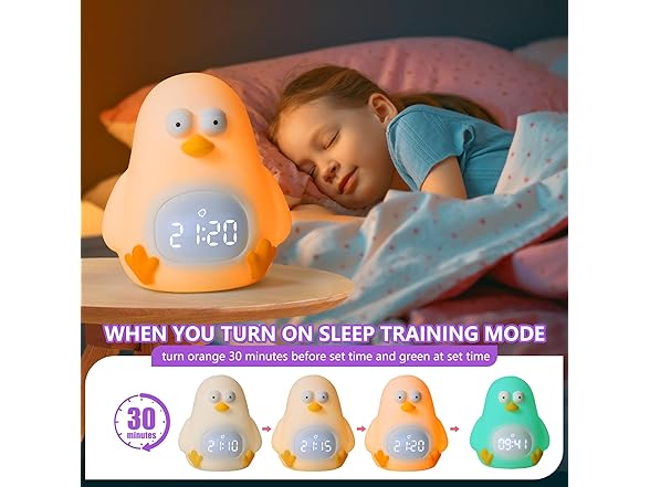 YUN FROG Kids Alarm Clock