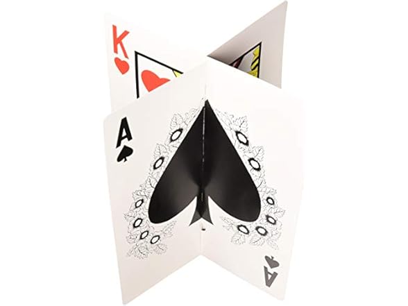Beistle 3-D Playing Card Centerpiece