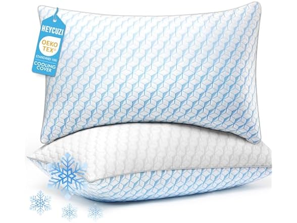 HEYCUZI Cooling Bed Pillows