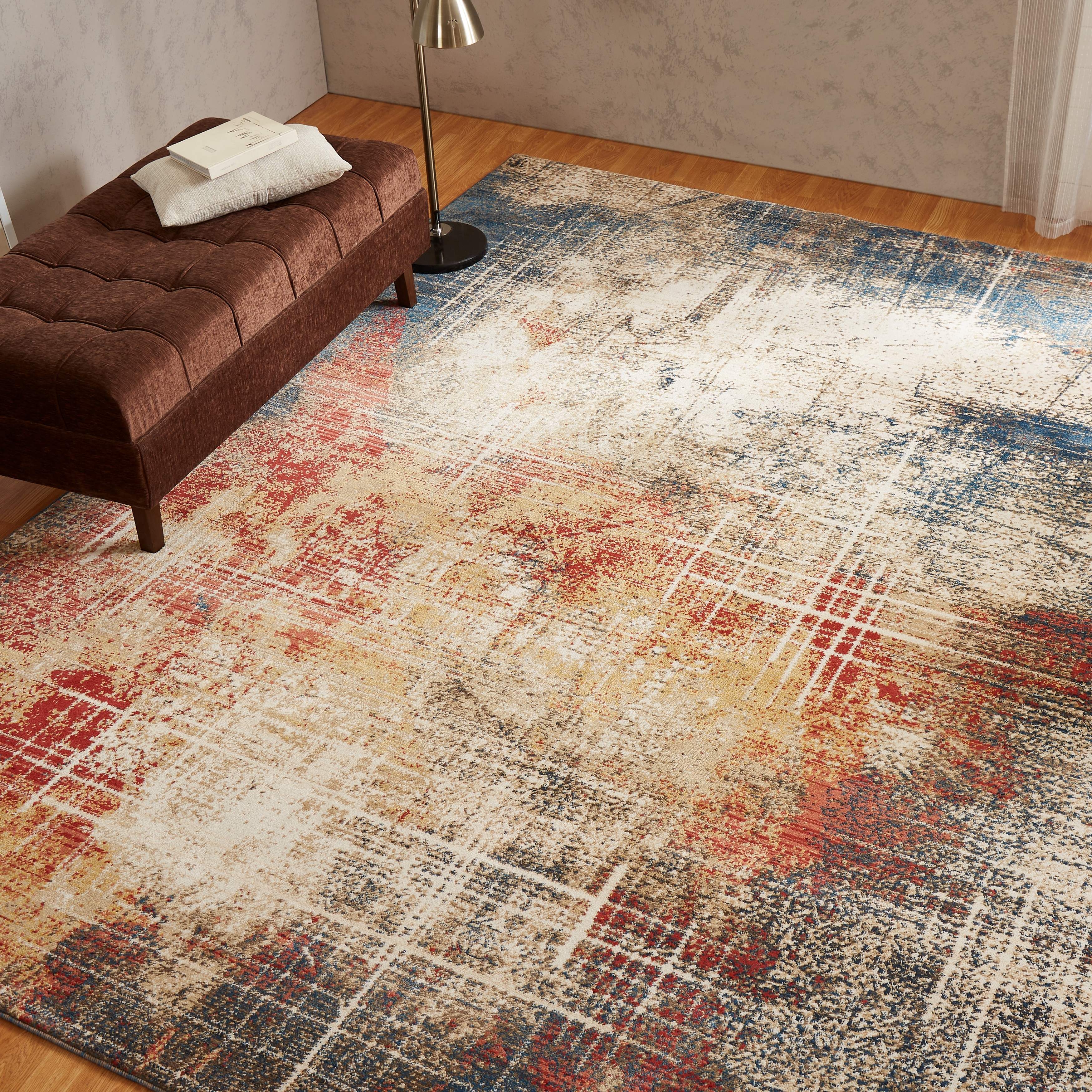 Theory Abstract Area Rug - Gallery 38