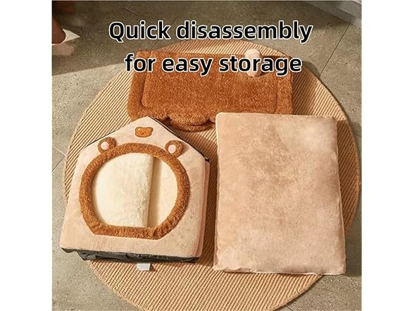 Enclosed Tent Hut Indoor Dog Cat House