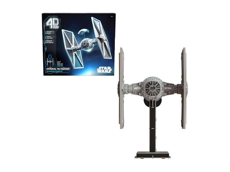 4D Build 4D Build, Star Wars Imperial Tie Fighter 3D Model