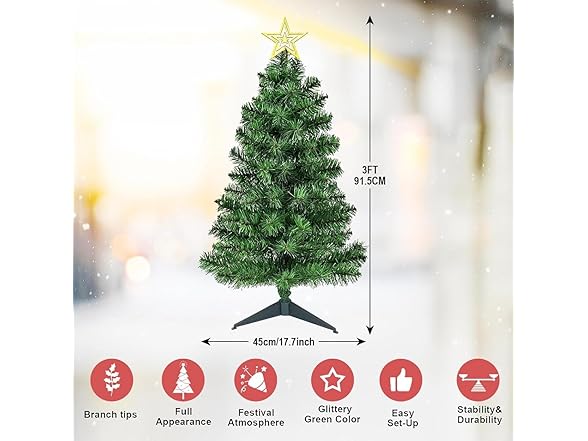 KISIQI 3FT Premium Artificial Tree