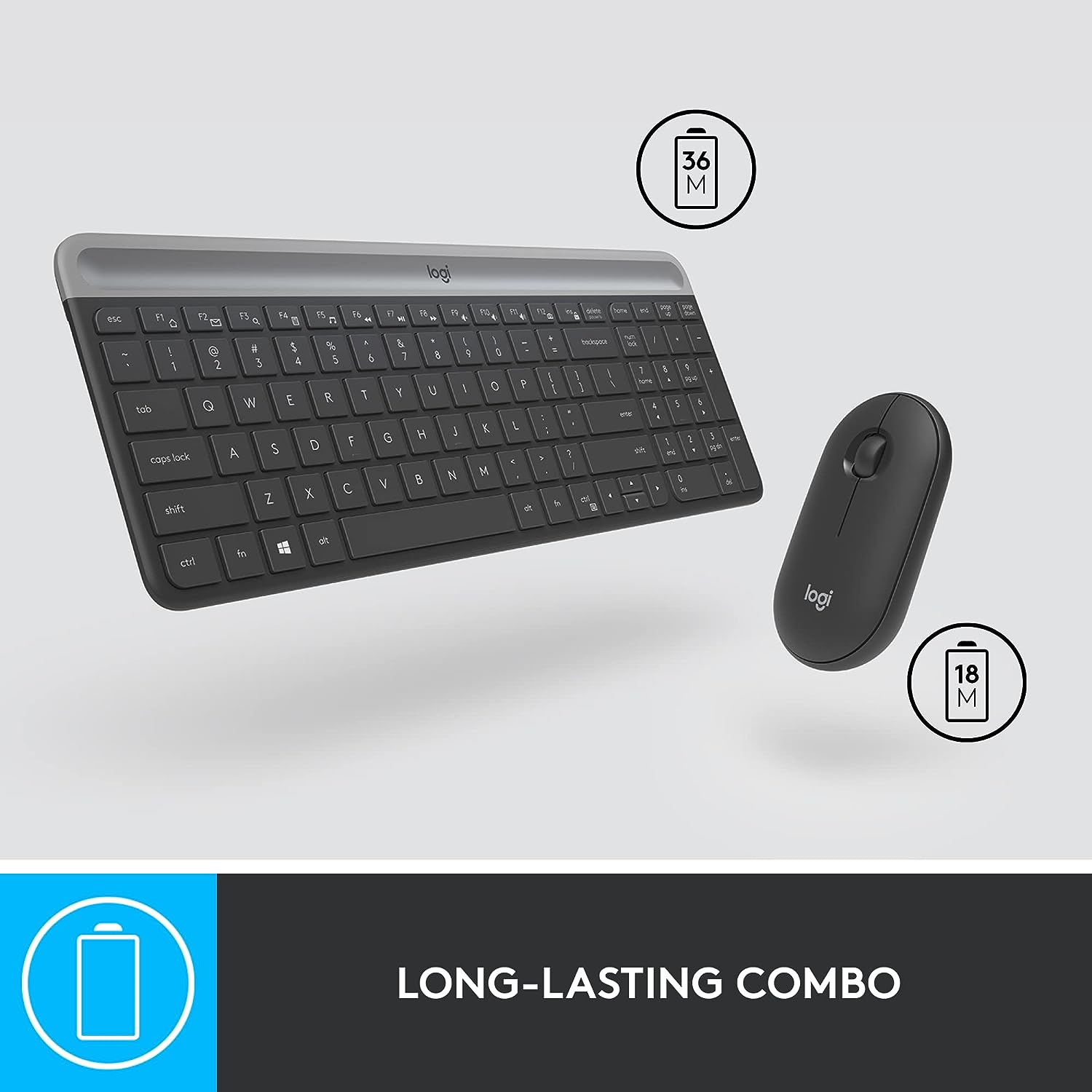 Logitech MK470 Slim Wireless Combo (Your Choice) - Gallery 14