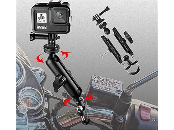 LAZORA 360°Motorcycle Camera Mount