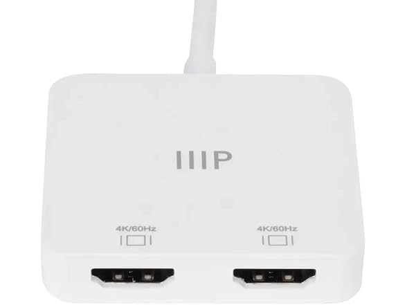 Monoprice USB-C to Dual 4K HDMI Adapter