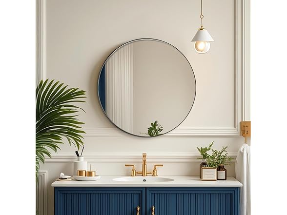 Wall Mounted Makeup Mirror