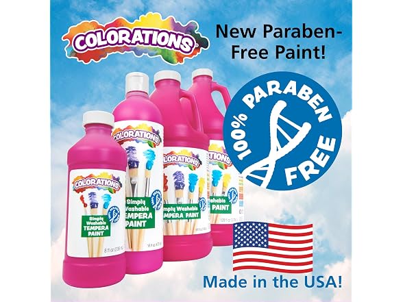 Colorations-WSTYE Washable Tempera Paint,