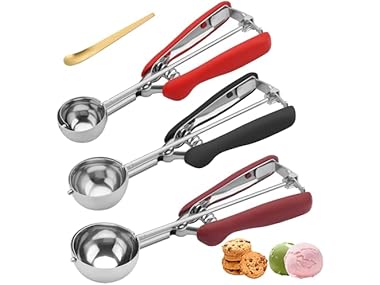 $13.99, Was $25.99, 46% Off! 3Pcs Ice Cream/Cookie Scoop dealfomo