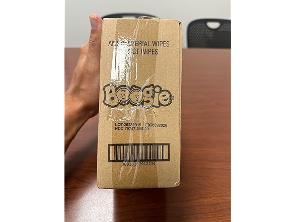 Boogie Antibacterial Hand Wipes 100ct 5pk
