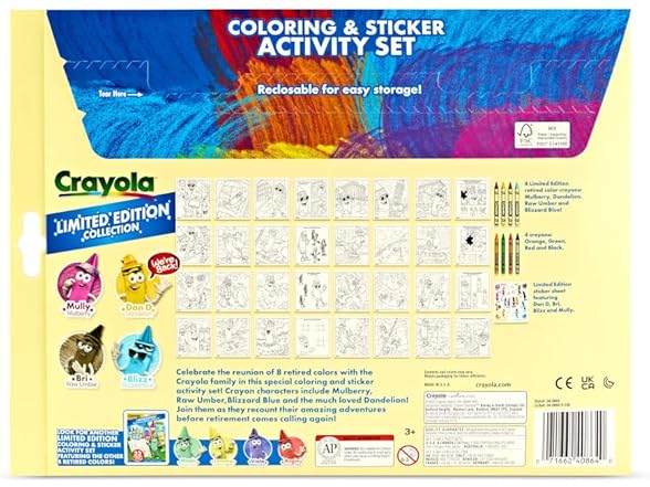 Crayola Retired Colors Coloring & Activity Set