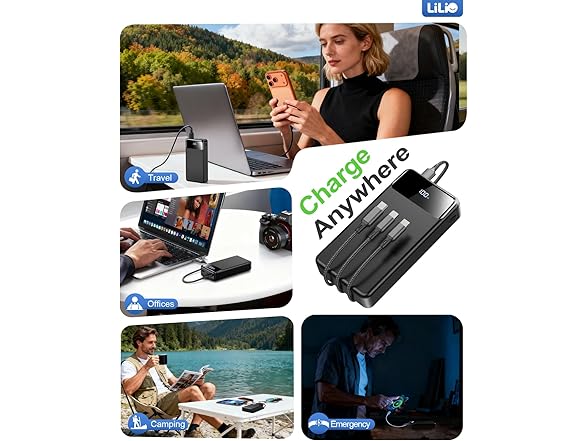 LILIO Portable Charger Power Bank