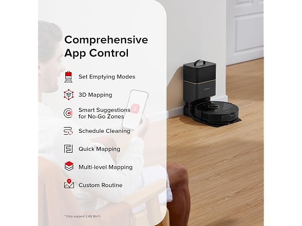 Roborock Q80ULL-BLACK ROBOROCK Q8 MAX+ ROBOT VACUUM