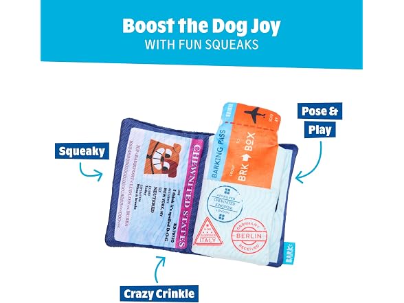 Barkbox BARK Air Passbork Dog Toy | Plush