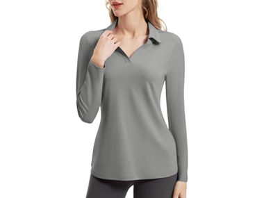 $4.99, Was $32.99, 84% Off! Fkeep Women Tennis Golf Shirt Long Sleeved Top dealfomo