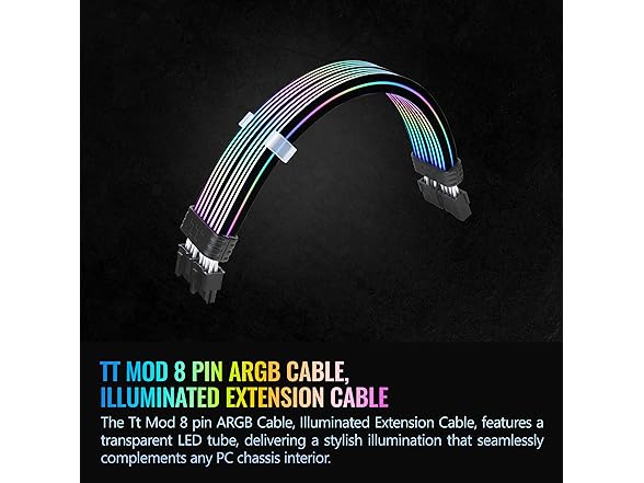 Thermaltake Thermaltake Tt Mod ARGB 8-Pin Cable; Ill