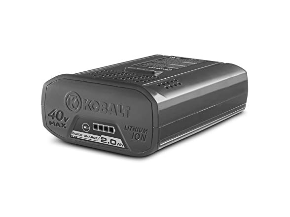 Kobalt 40v Quick Charge Battery Black