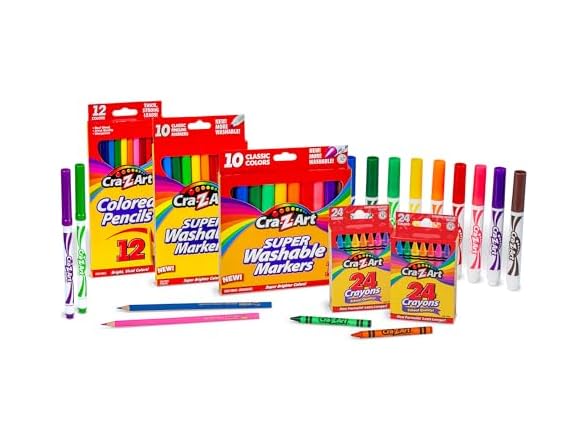 Cra-Z-Art Markers, Crayons, Colored Pencils
