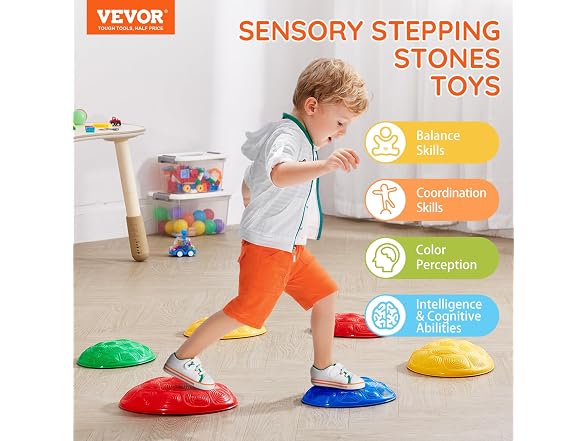 VEVOR Turtle Balance Stepping Stones, 6 PCS