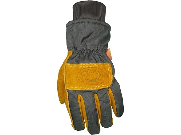 Caiman 1352-4 Cowhide Leather Palm Winter Gloves
