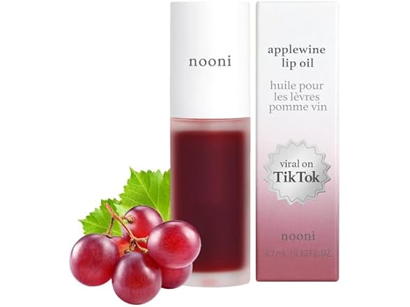 NOONI Korean Vegan Appleseed Lip Oil