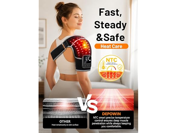 DEPOWIN Red Light Therapy for Shoulder