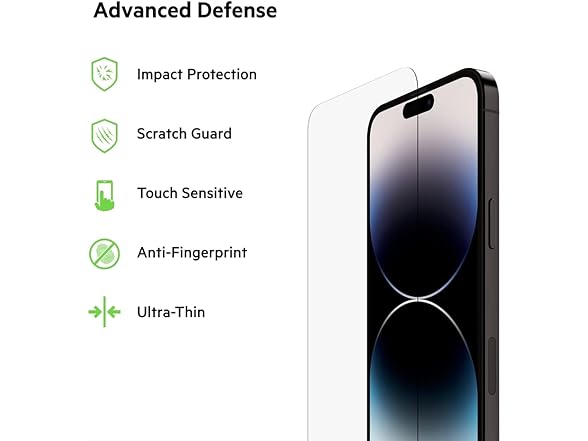 Belkin Belkin TemperedGlass iPhone 14 Pro Max Screen Prote