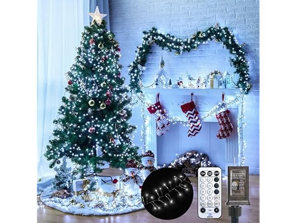 eLightBulb Outdoor Christmas Tree Lights