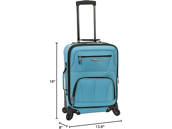 Rockland Pasadena Softside Spinner Wheel Luggage