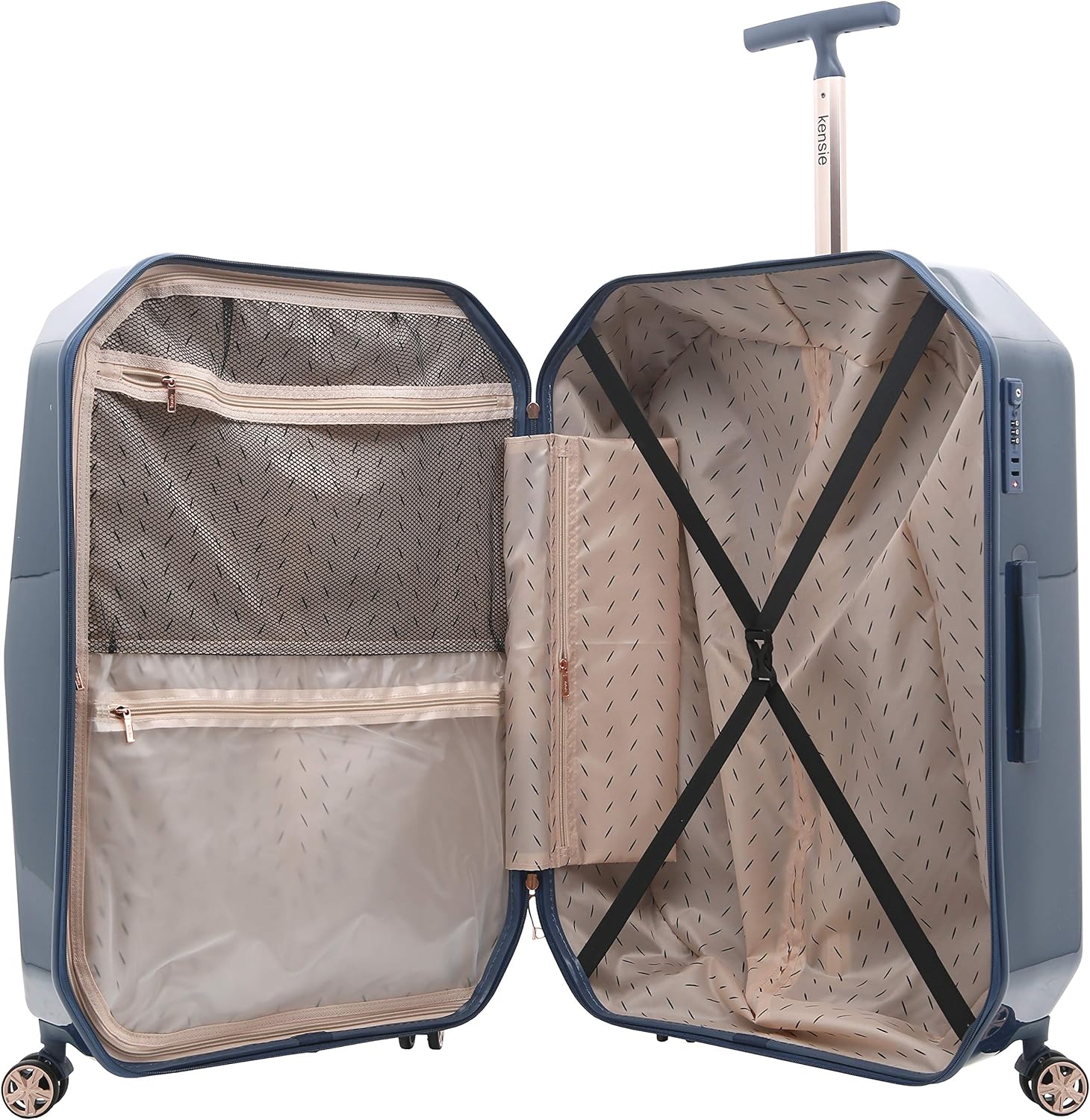kensie Women's Gemstone Luggage - Gallery 7