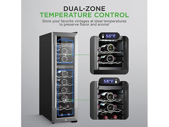 Nutrichef 24 Bottle Wine Fridge