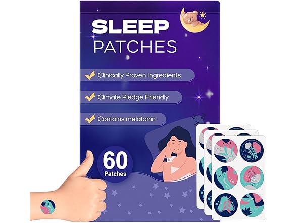 RAAYAM Sleep Patches, 60 Pack