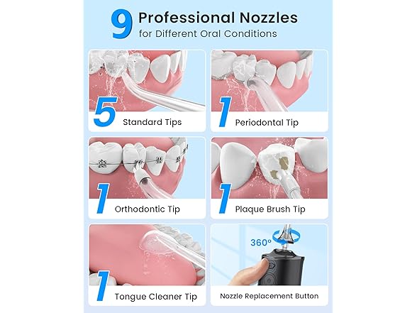 VIMMK Cordless Water Flosser