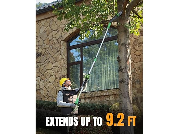 WORKPROX Cordless Pole Saw with Battery