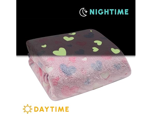 Elegant Comfort Glow in The Dark Throw Blanket