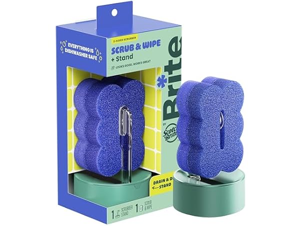 $5.29, Was $9.98, 46% Off! Brite Scotch Brite Scrub and Wipe Sponge dealfomo