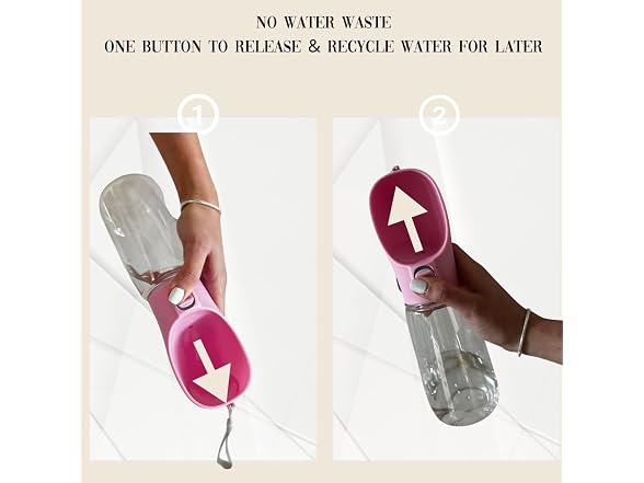 Generic (2 Pack) Dog Water Bottle