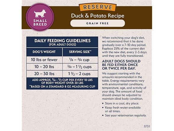 Duck Potato Dry Dog Food 12lb